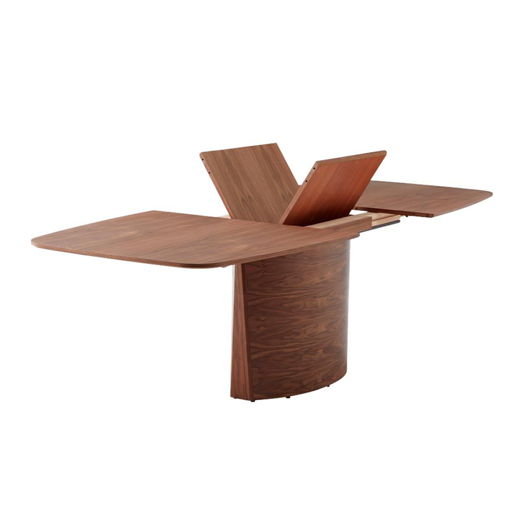 DINING TABLE WITH EXTENSION LEAVES