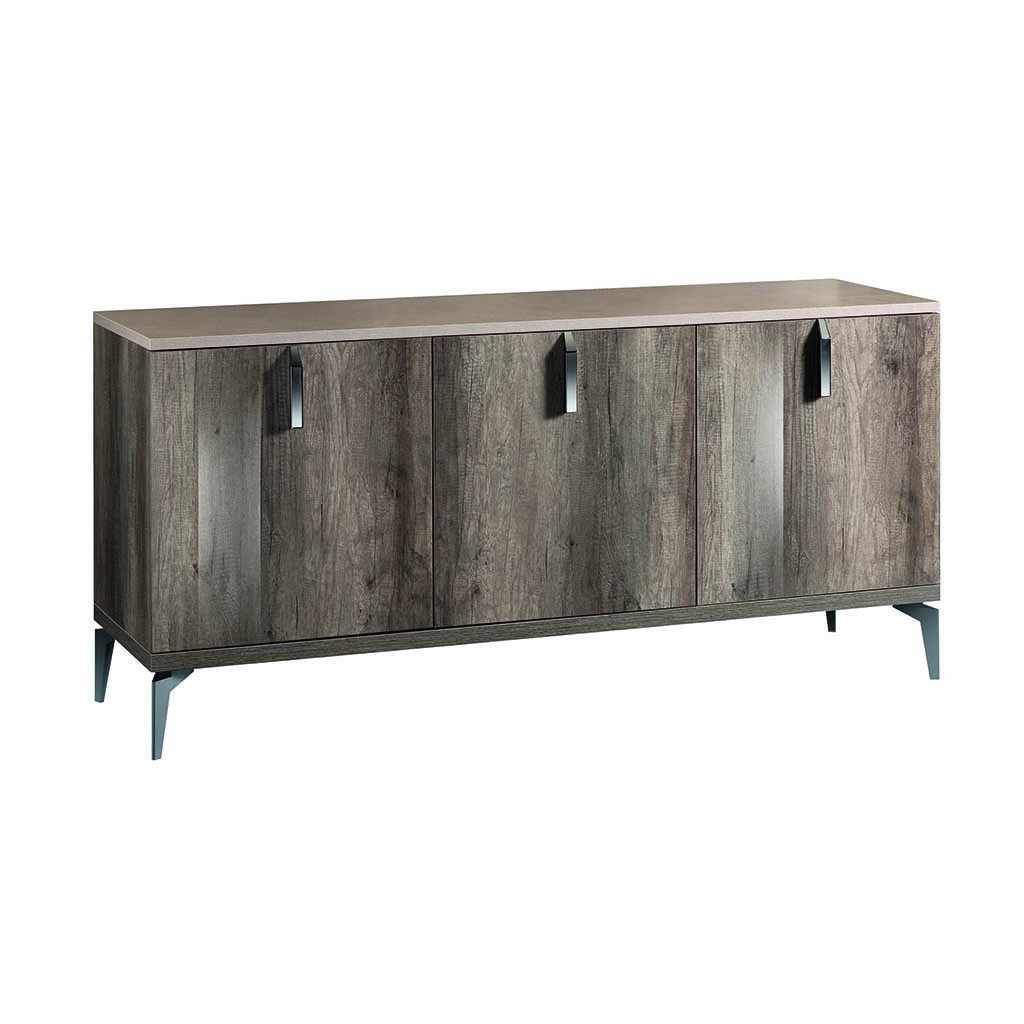 MATERA BUFFET 3/D L. 173 RIM SURFACED OAK/GRAIN SURFACED