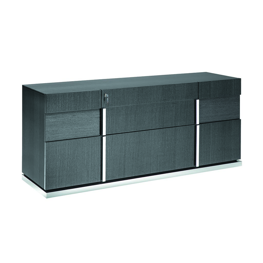 MONTECARLO CREDENZA GRAY KOTO´HIGH GLOSS