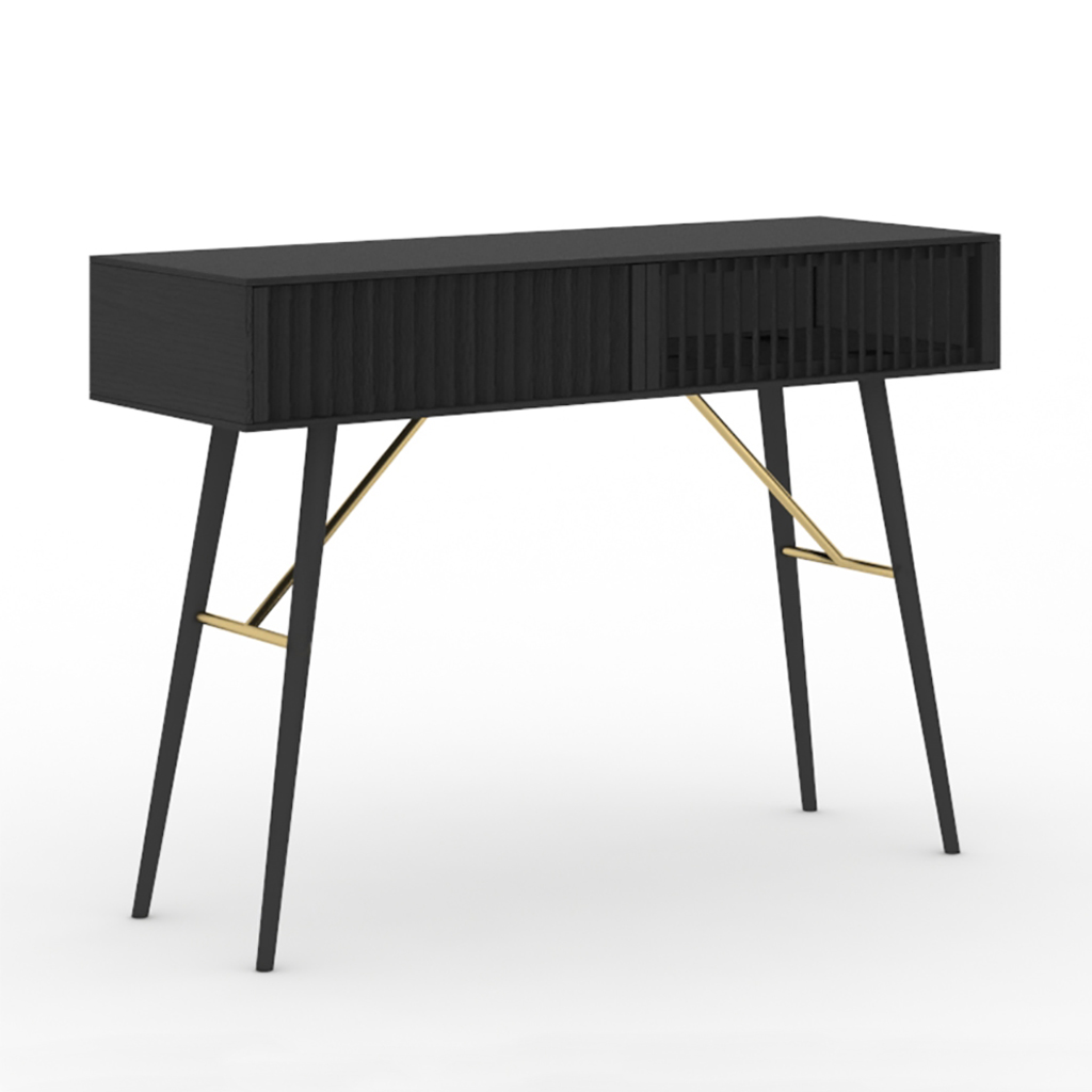 SMALL DESK BLACK/GOLD
