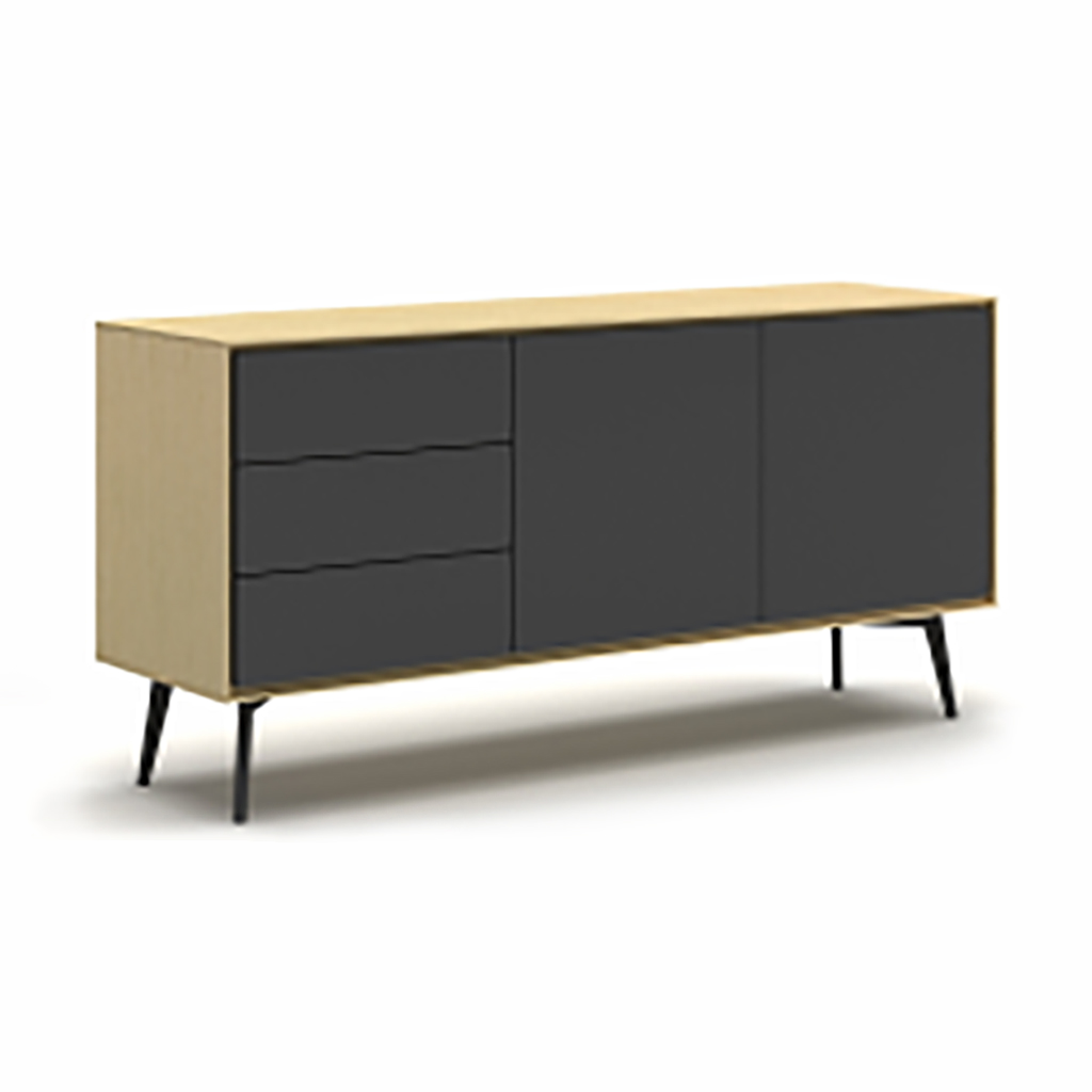 SIDEBOARD WALNUT/GRAY